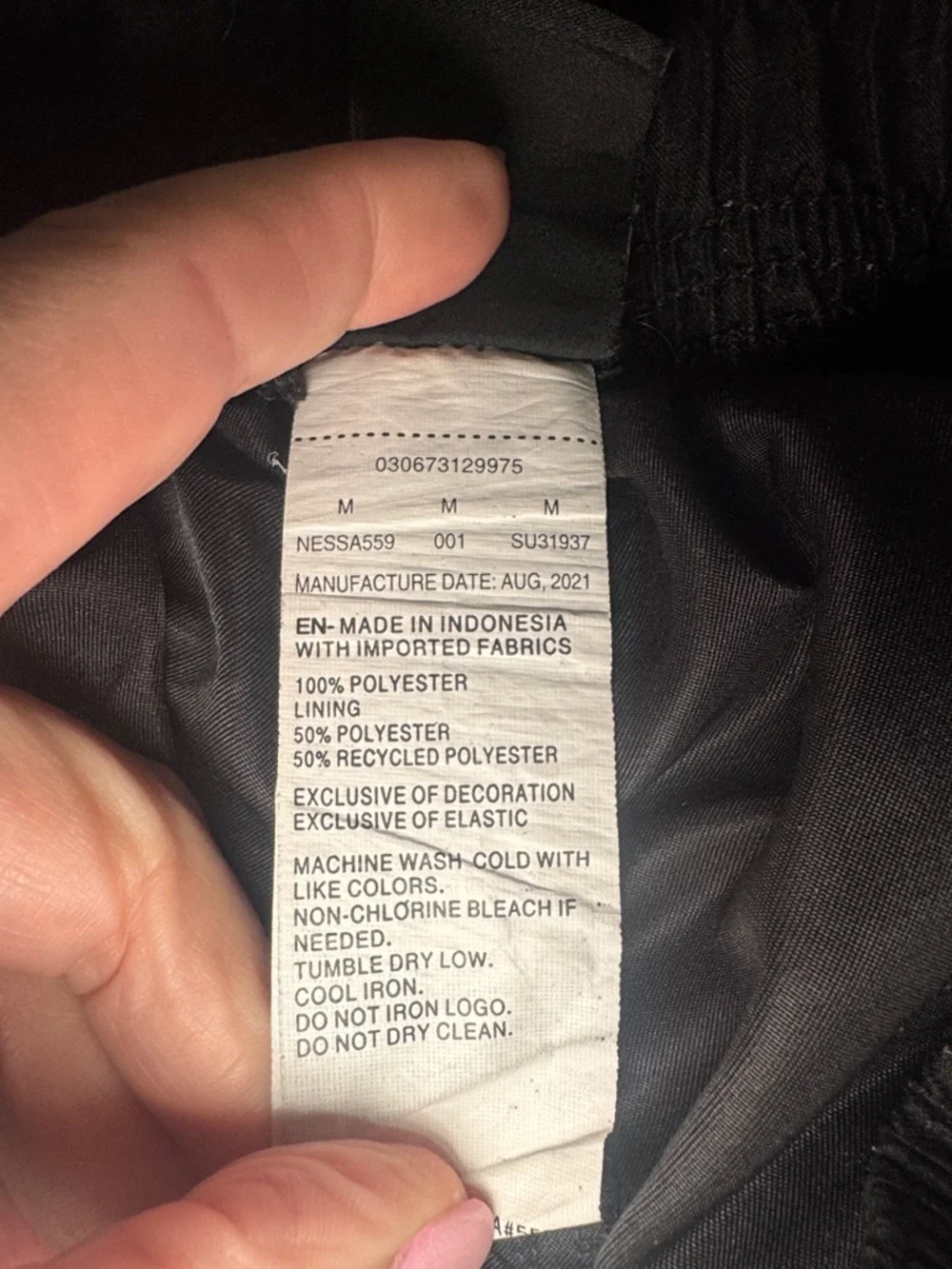 NIKE High Waist Athletic Shorts Black M Medium $30 EUC KL
